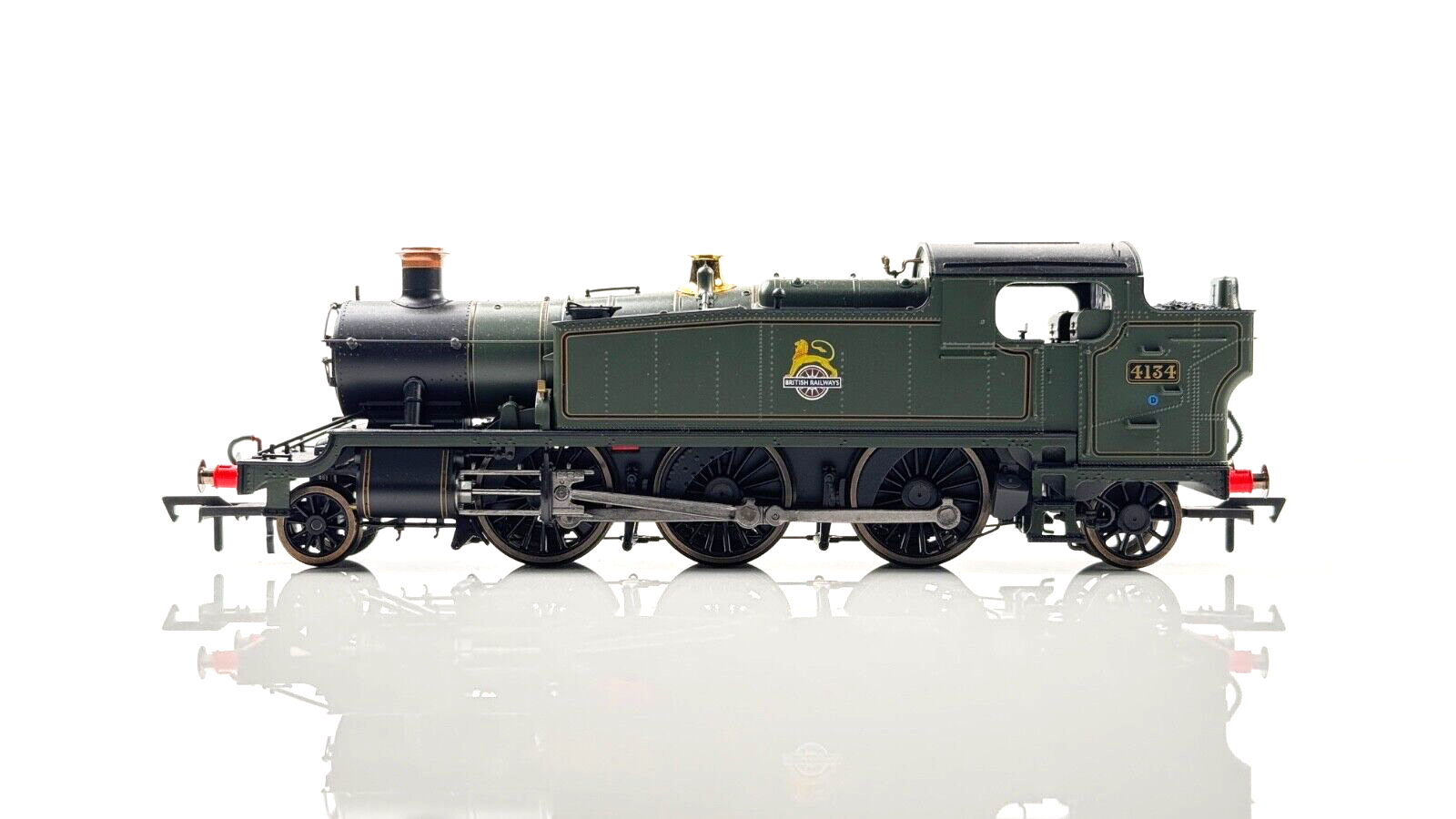 DAPOL 00 GAUGE - 4S-041-006 - LARGE PRAIRIE 4134 LINED GREEN E/CREST - BOXED