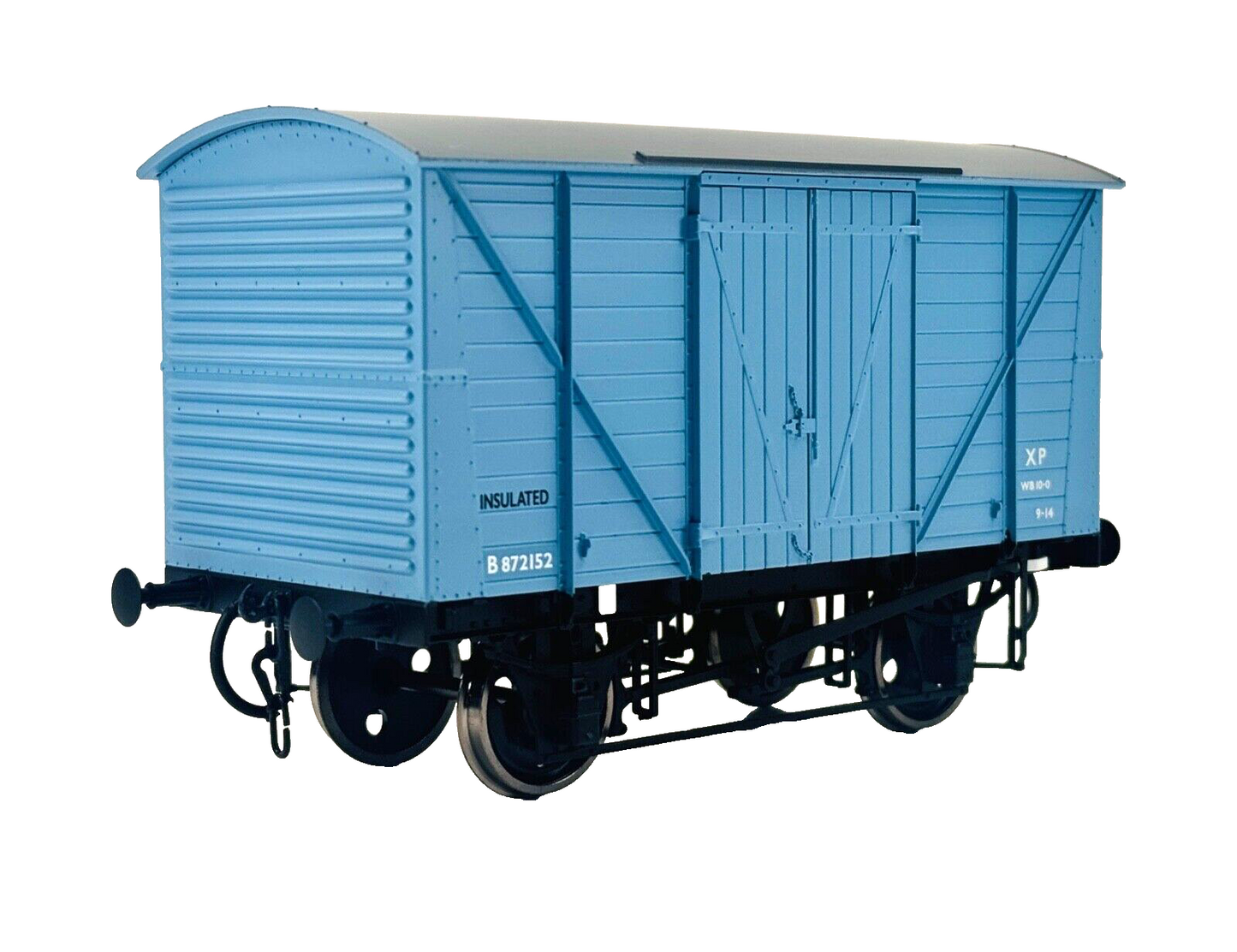 DAPOL O GAUGE - 7F-057-002 - BR INSULATED VAN BLUE WAGON B872452 - BOXED