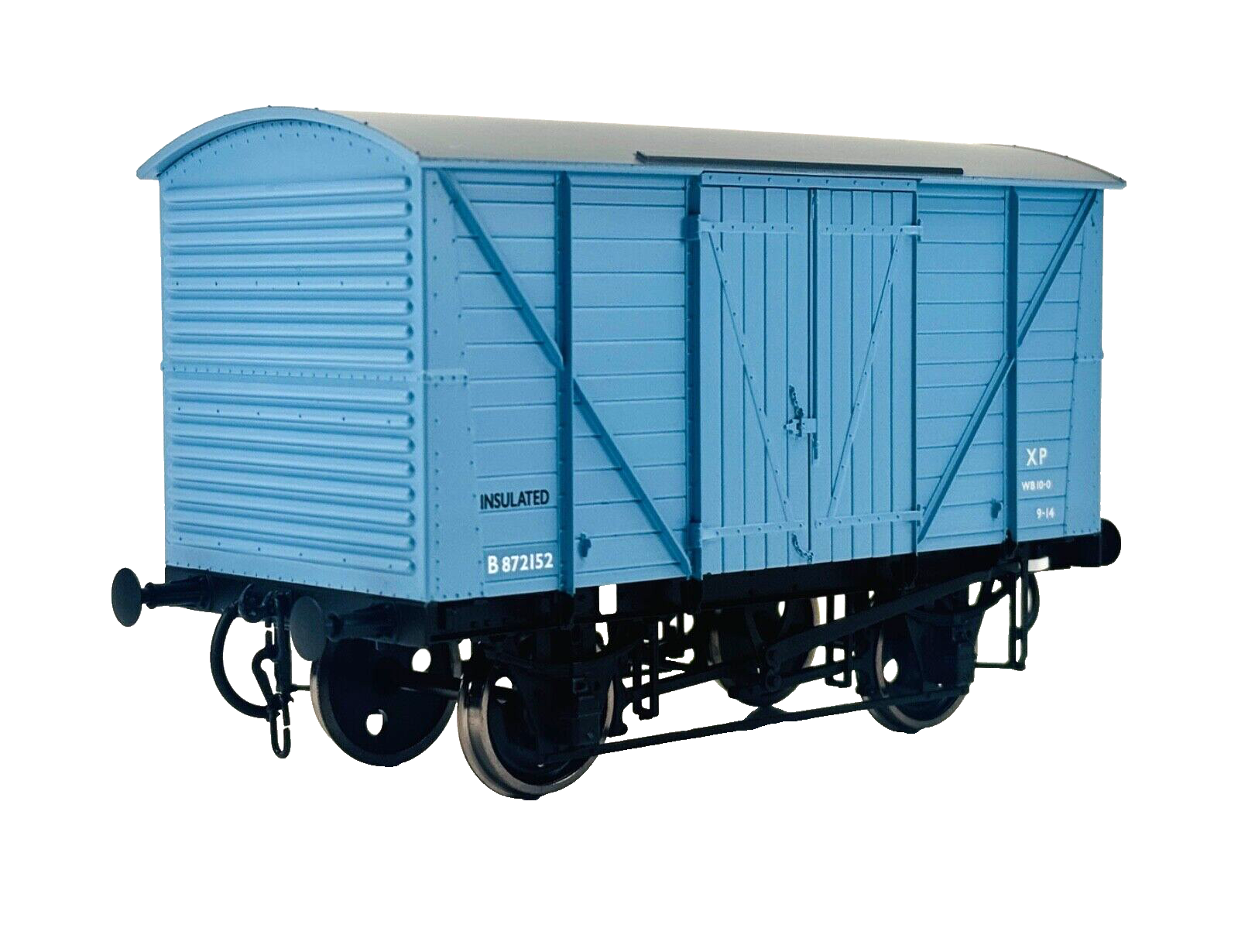 DAPOL O GAUGE - 7F-057-002 - BR INSULATED VAN BLUE WAGON B872452 - BOXED