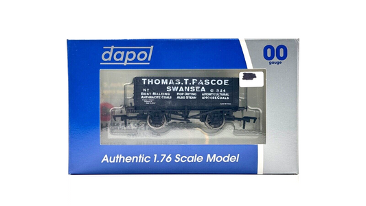 DAPOL 00 GAUGE - THOMAS T PASCOE SWANSEA WAGON NO.334 (LIMITED EDITION)