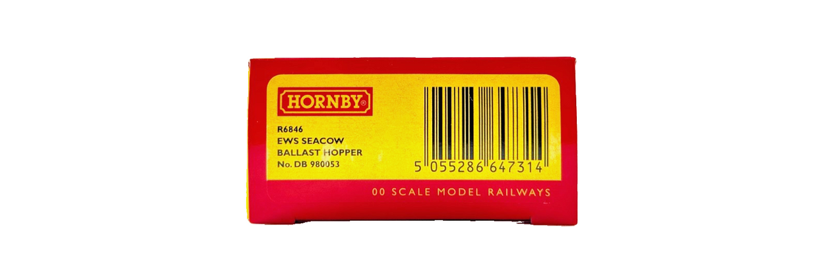 HORNBY OO GAUGE - R6846 - EWS SEACOW BALLAST HOPPER NO.DB980053 BOXED