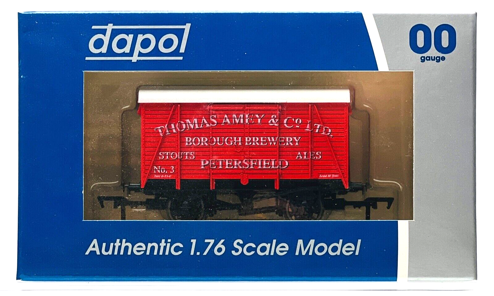 DAPOL 00 GAUGE - THOMAS AMEY & CO LTD PETERSFIELD NO.3 (BURNHAM DMRC LTD ED)