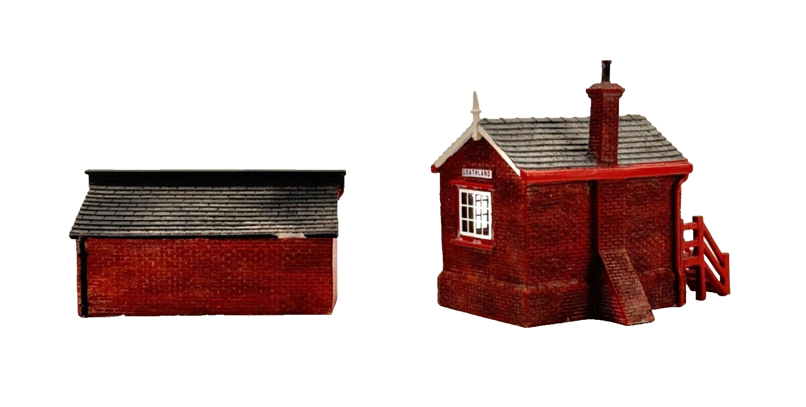 HORNBY 00 GAUGE SKALEDALE - NER STATION BUILDINGS SIGNAL BOX SHELTER - UNBOXED