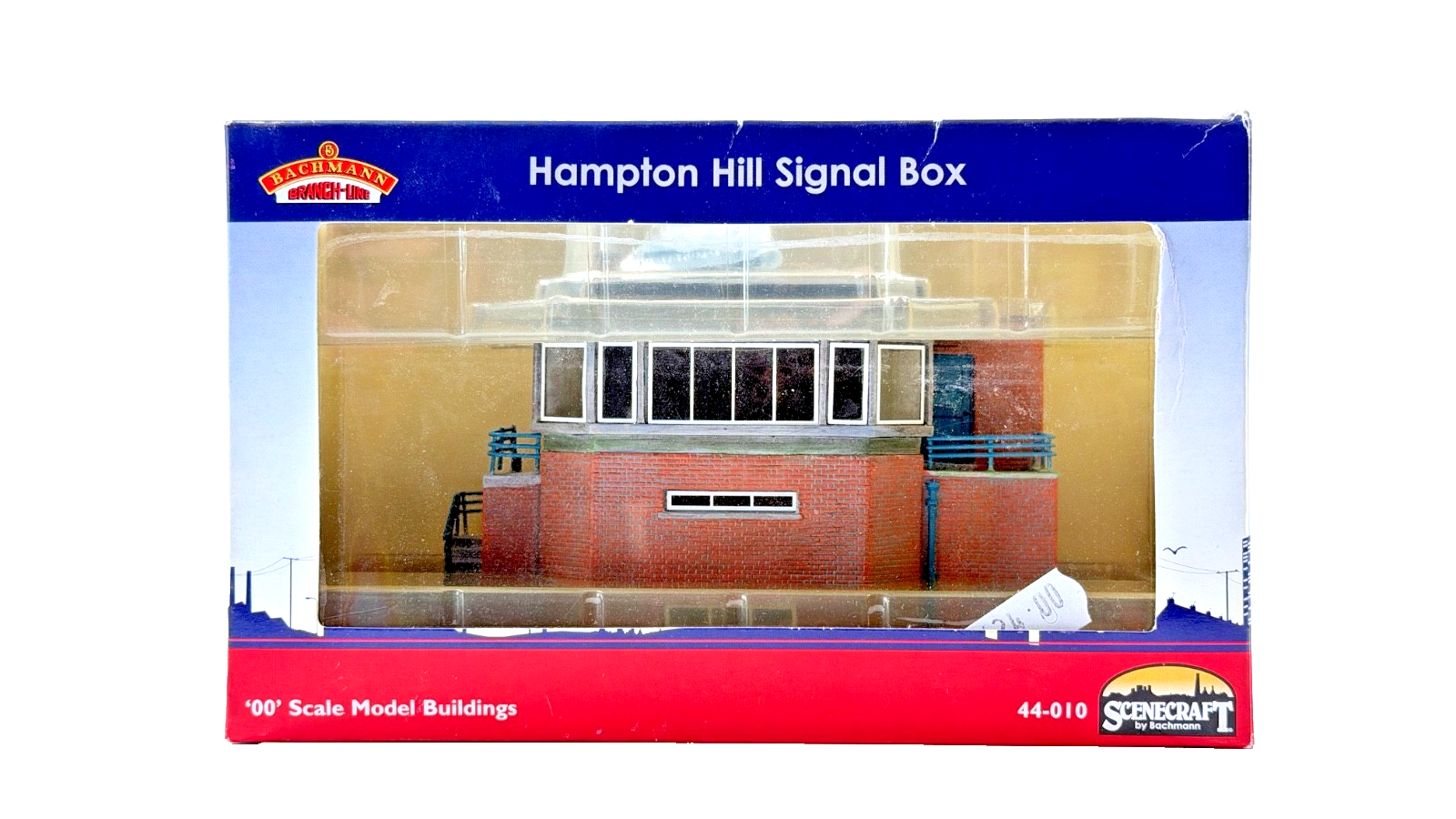 BACHMANN OO GAUGE SCENECRAFT - 44-010 - HAMPTON HILL SIGNAL BOX - NEW