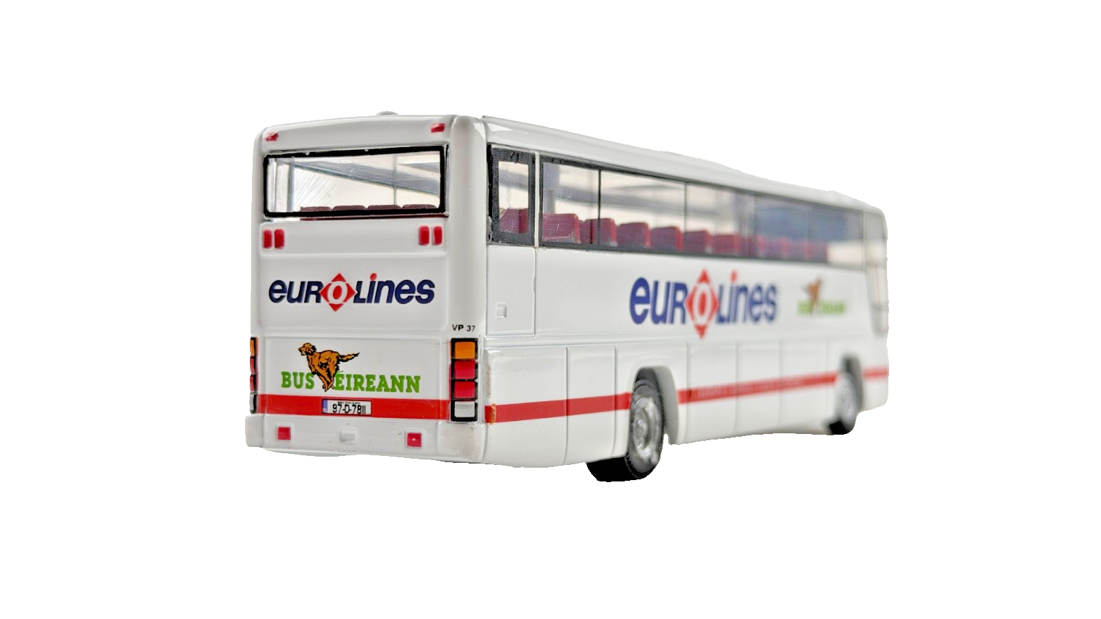 CORGI 1/76 SCALE - PLAXTON PREMIERE EUROLINES BUS EIREANN LONDON COACH UNBOXED