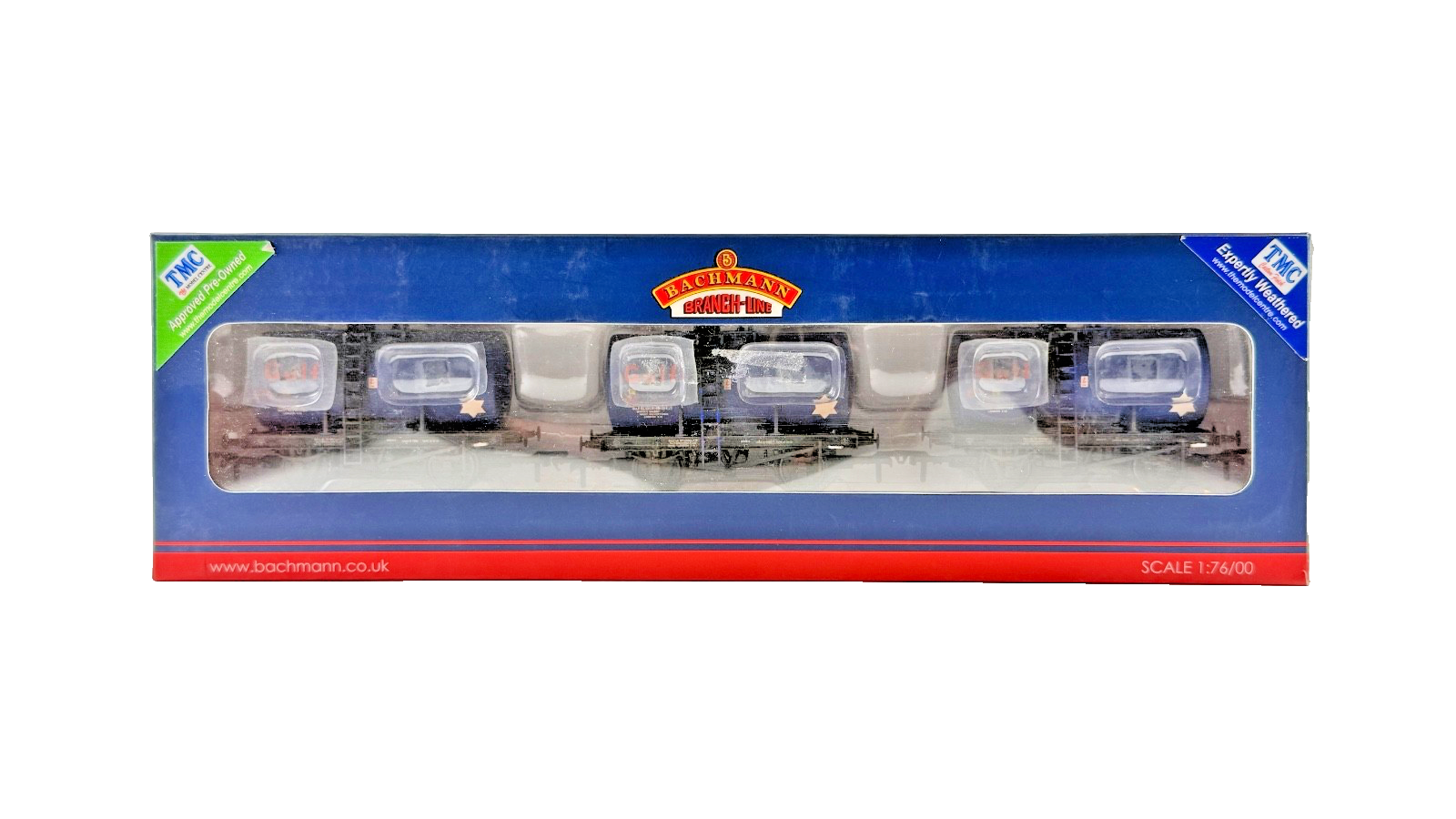 BACHMANN OO GAUGE - 38-776ZW - SET OF 3 14T ANCHOR MOUNTED TANK WAGONS TMC (W)