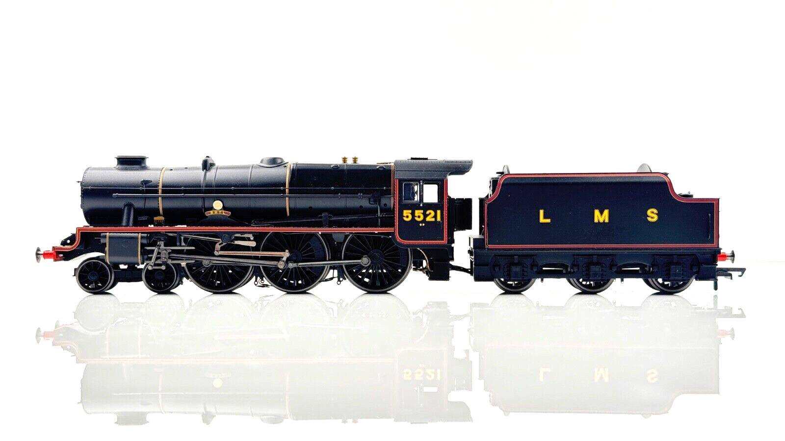 HORNBY 00 GAUGE - R3614 - LMS BLACK 4-6-0 PATRIOT CLASS (REBUILT) 'RHYL' NO.5521