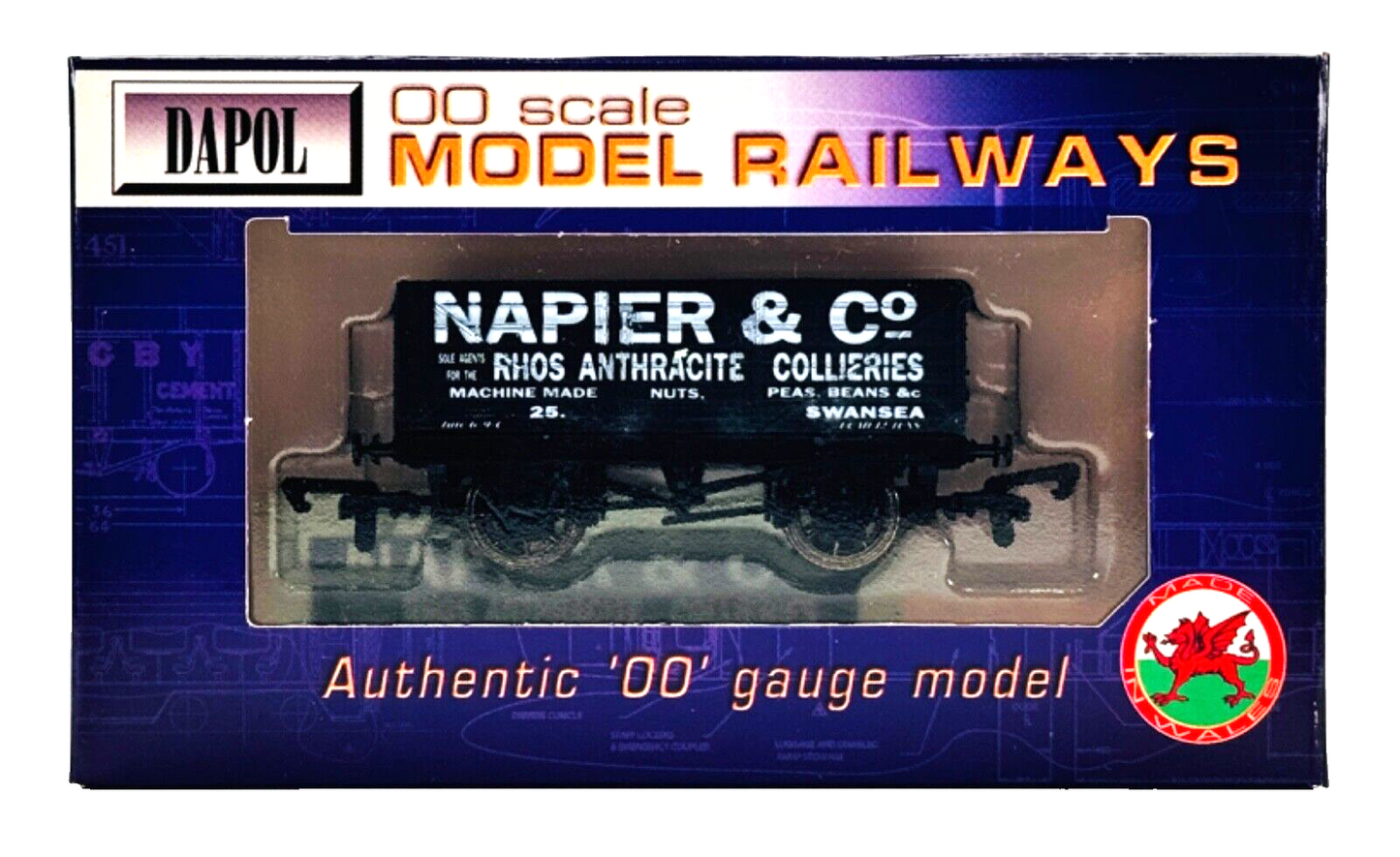 DAPOL 00 GAUGE - NAPIER & CO ANTHRACITE COLLIERIES SWANSEA 25 (LIMITED EDITION)