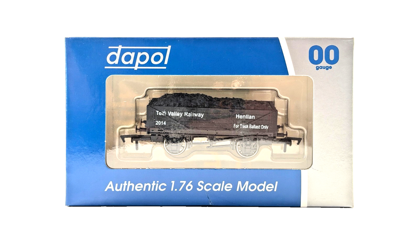 DAPOL 00 GAUGE - TEIFI VALLEY RAILWAY HENLLAN BLACK WAGON 2014 (LIMITED EDITION)