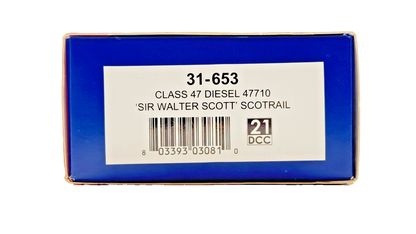 BACHMANN 00 GAUGE - 31-653 - CLASS 47 DIESEL 47710 SIR WALTER SCOTT SCOTRAIL