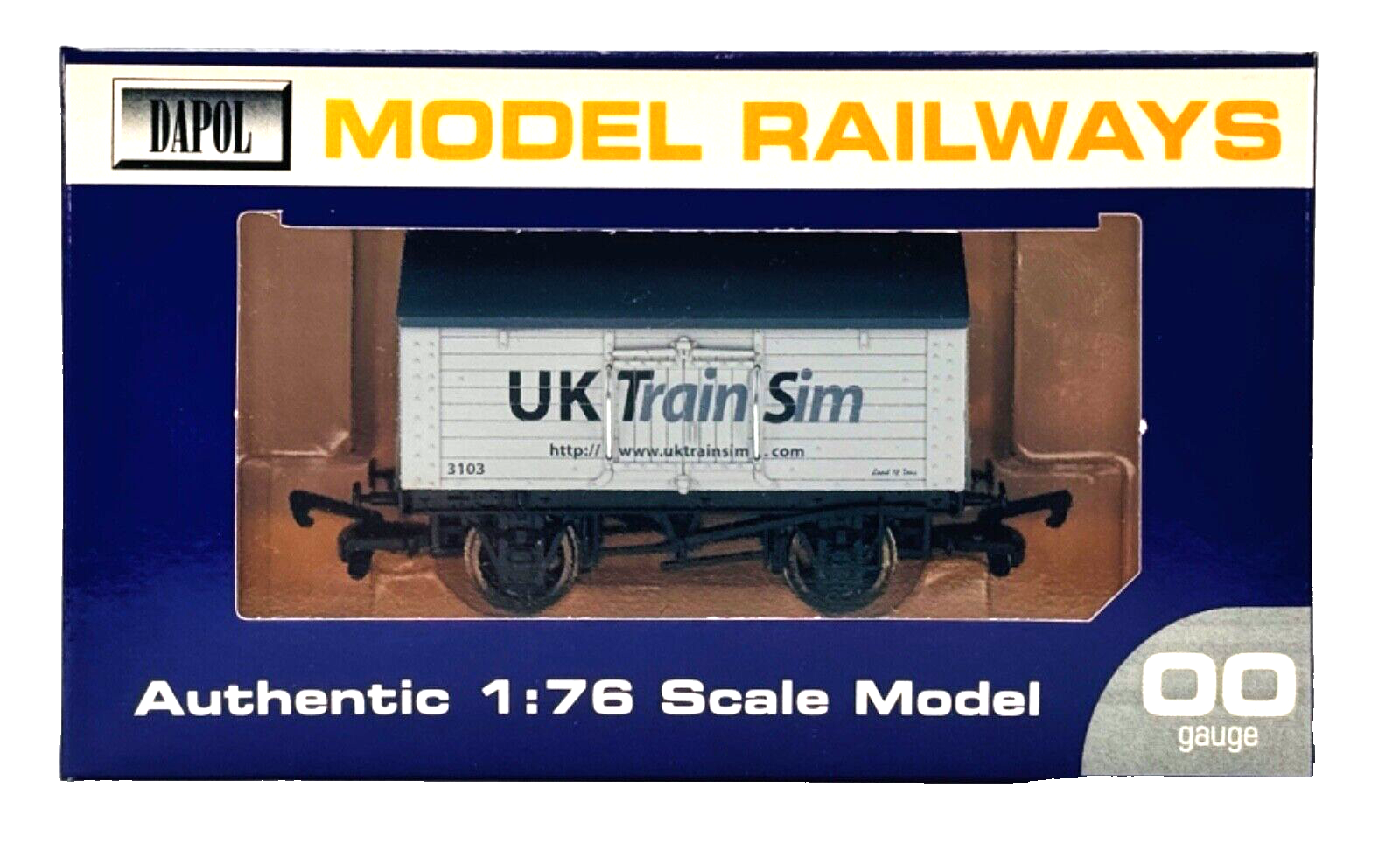 DAPOL 00 GAUGE - UK TRAIN SIM PROMOTIONAL WAGON NO.3103 (LIMITED EDITION)