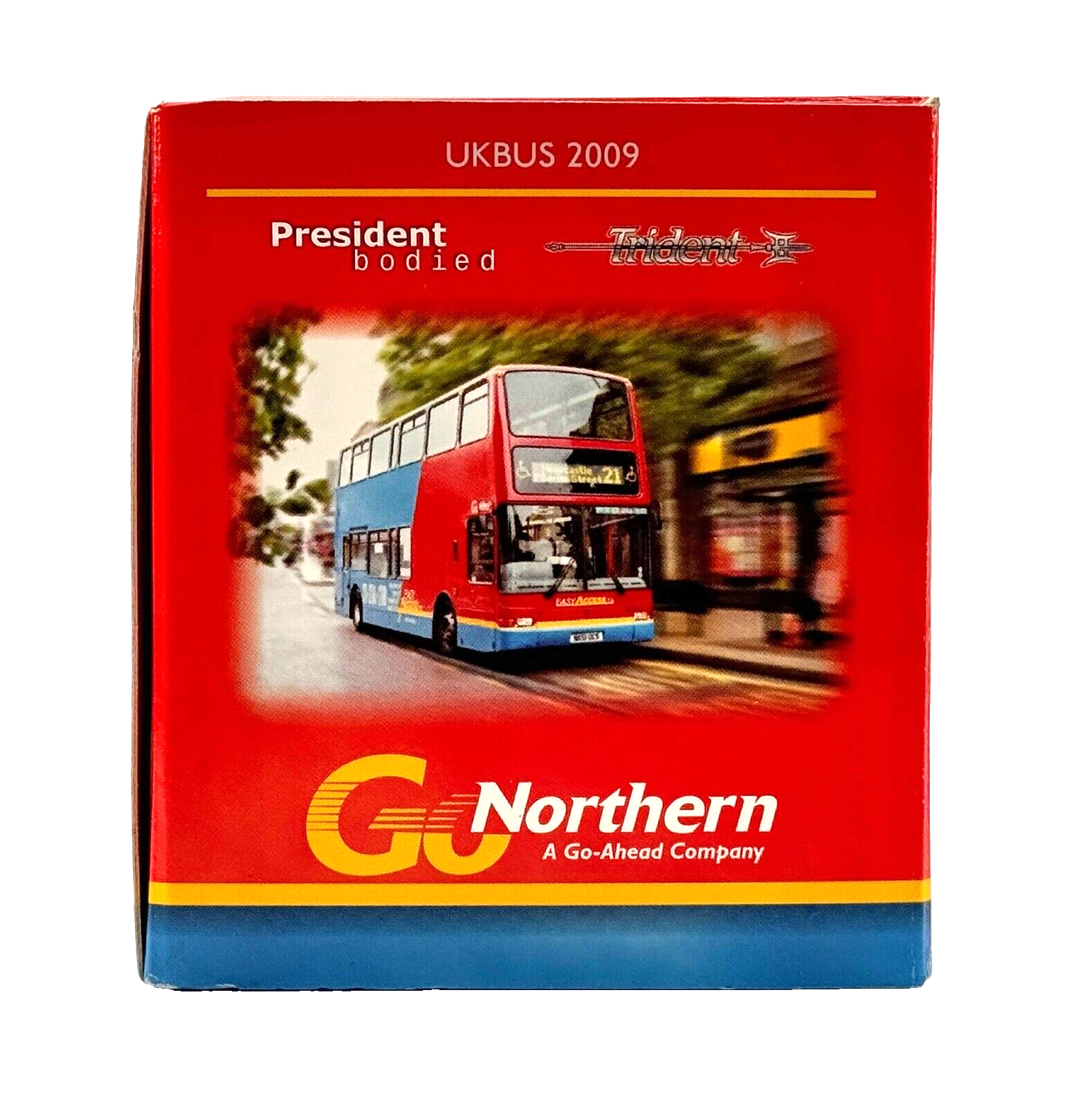 CMNL NORTHCORD 1/76 SCALE - UKBUS2009 - GO NORTHERN PRESIDENT BODIED TRIDENT BUS