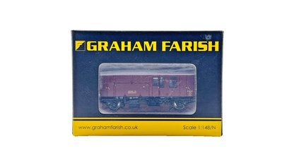 GRAHAM FARISH N GAUGE - 373-360A - BR MK1 HORSE BOX MAROON BOXED