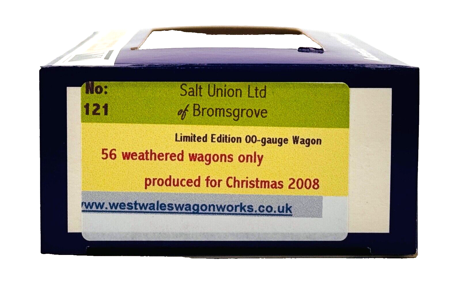 DAPOL 00 GAUGE - SALT UNION BROMSGROVE WAGON STOKE WORKS (W) (LIMITED EDITION)