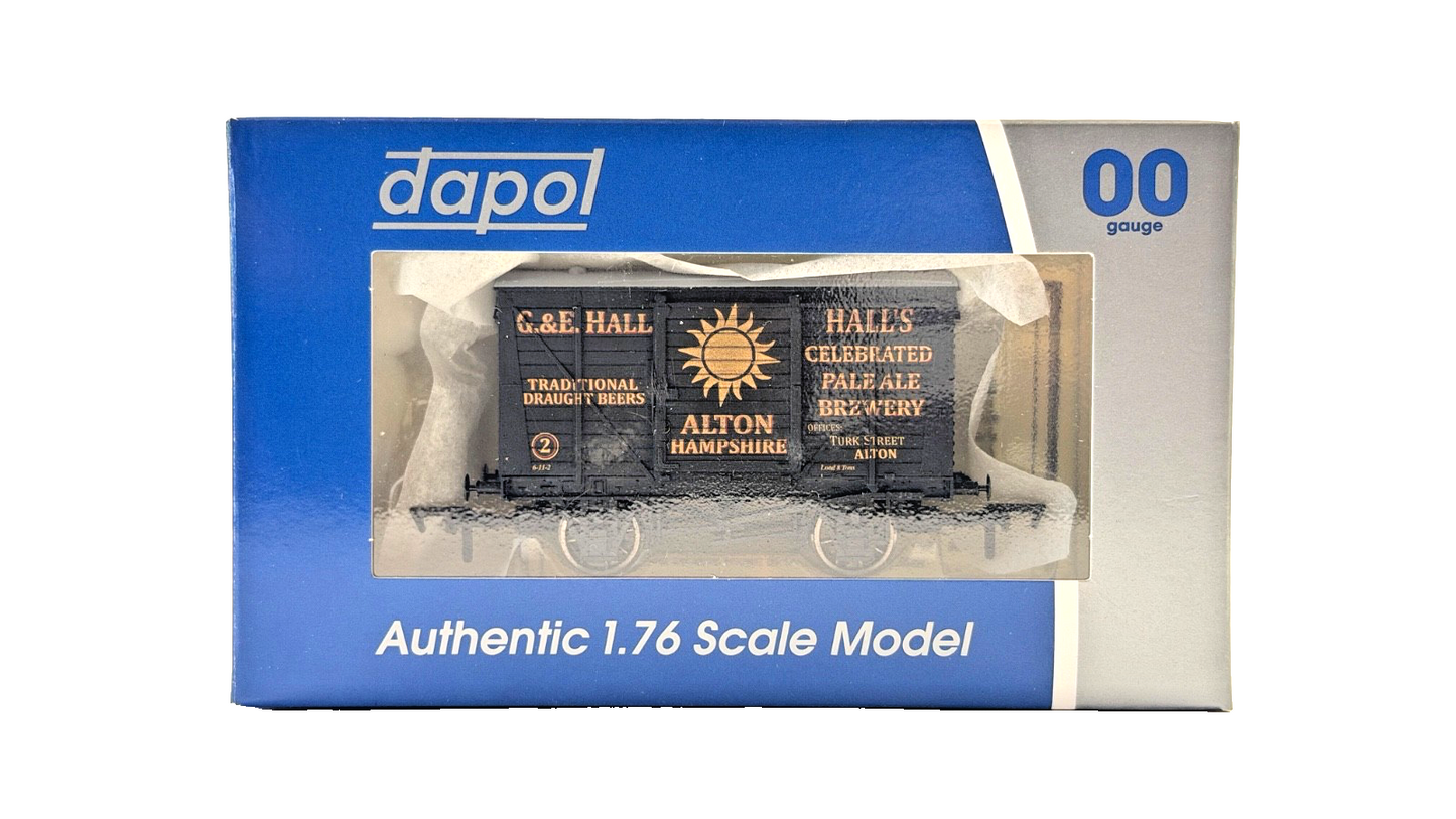 DAPOL 00 GAUGE - G&E HALL HALL'S PALE ALE BREWERY ALTON NO.2 (LIMITED EDITION)