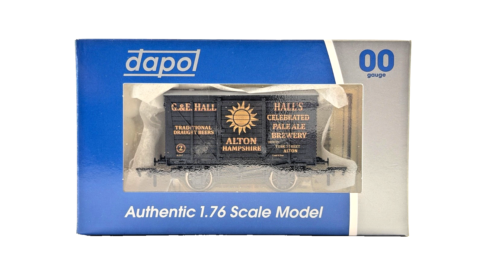 DAPOL 00 GAUGE - G&E HALL HALL'S PALE ALE BREWERY ALTON NO.2 (LIMITED EDITION)