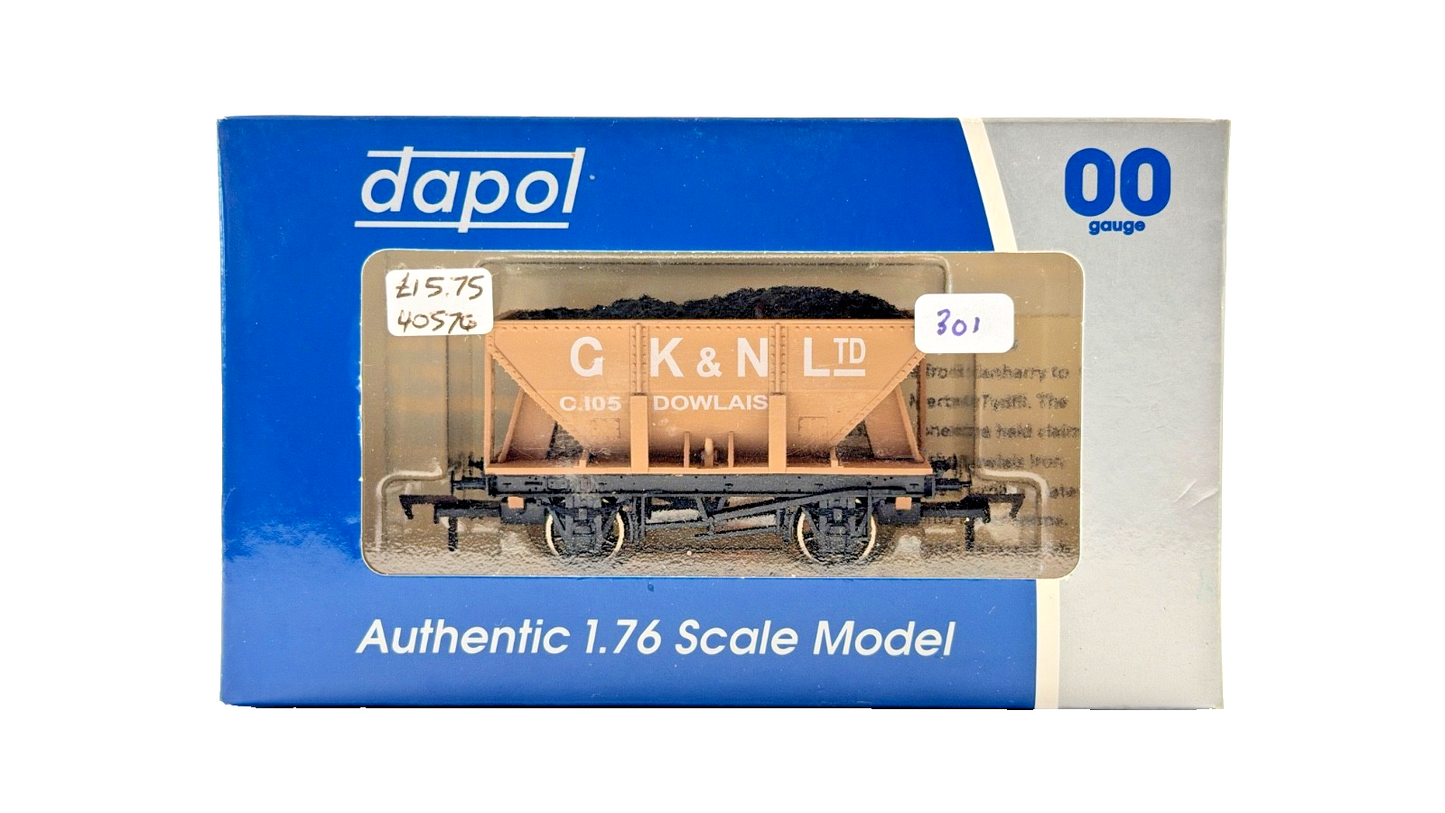 DAPOL 00 GAUGE - GUEST KEEN & NETTLEFOLDS GK&N DOWLAIS HOPPER (LIMITED EDITION)