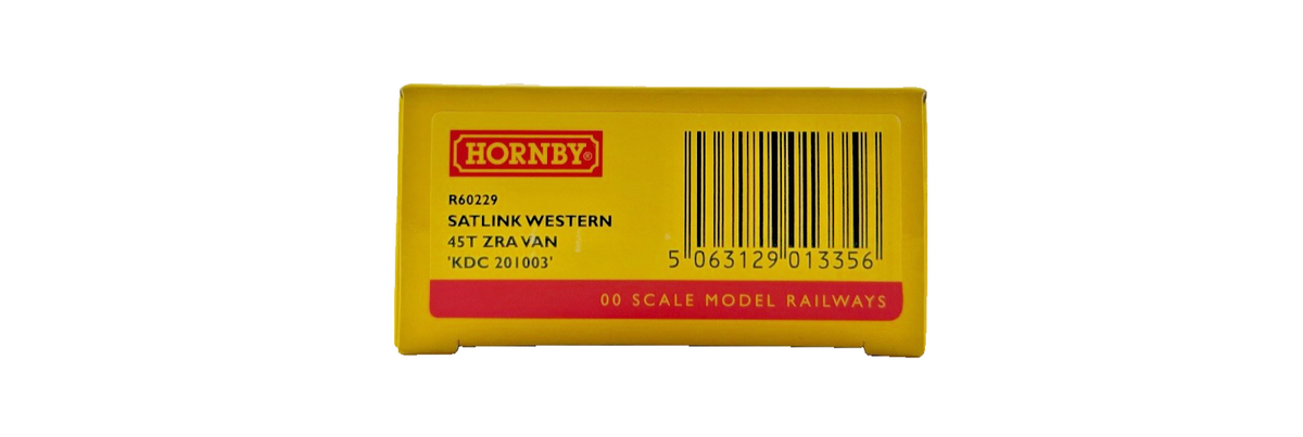HORNBY OO GAUGE - R60229 - SATLINK WESTERN 45T ZRA VAN KDC201003 WAGON BOXED
