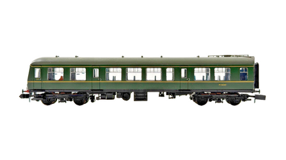 GRAHAM FARISH N GAUGE - 371-875A - CLASS 108 DMU 2 CAR BR GREEN SPEED WHISKERS