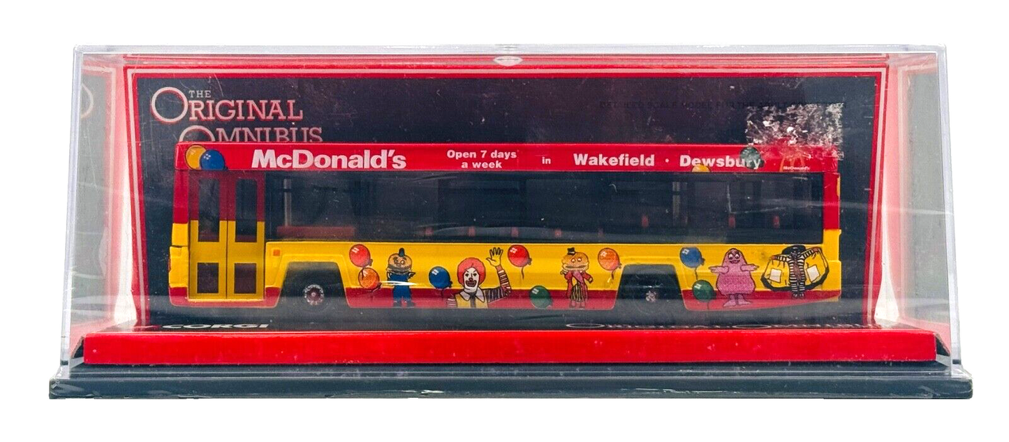 CORGI OOC 1/76 SCALE - 43105 - LEYLAND LYNX YORKSHIRE BUS GROUP MCDONALDS BOXED