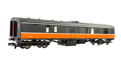 SILVER FOX MODELS OO GAUGE - IRISH RAIL BLACK OVER ORANGE GSV EX BSK COACH 3180