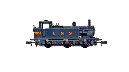 GRAHAM FARISH N GAUGE - 372-210A - CLASS 3F JINTY 7309 LMS BLACK DCC FITTED