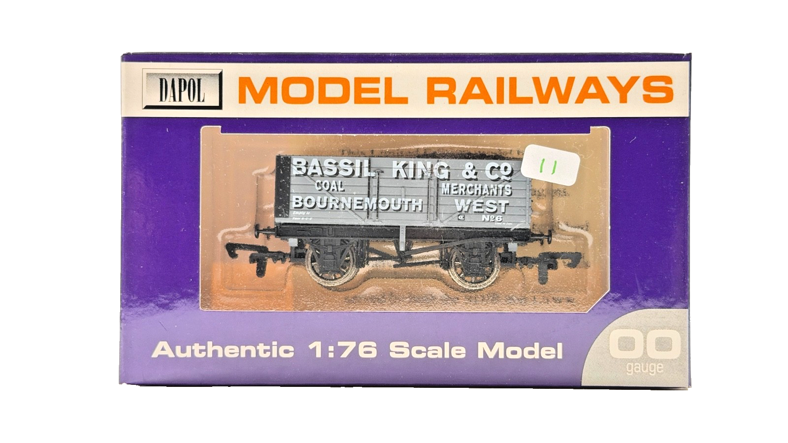 DAPOL 00 GAUGE - BASSIL KING COAL MERCHANTS BOURNEMOUTH WEST 6 (LIMITED EDITION)