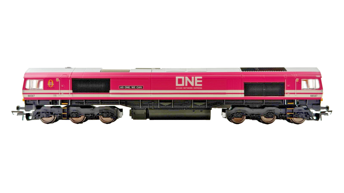HORNBY OO GAUGE - R3923 - CLASS 66 DIESEL 66587 OCEAN NETWORK EXPRESS BOXED