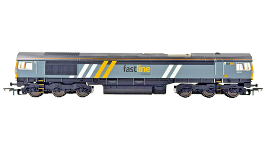 HORNBY OO GAUGE - R30167 - CLASS 66 DIESEL LOCOMOTIVE 66301 FASTLINE BOXED