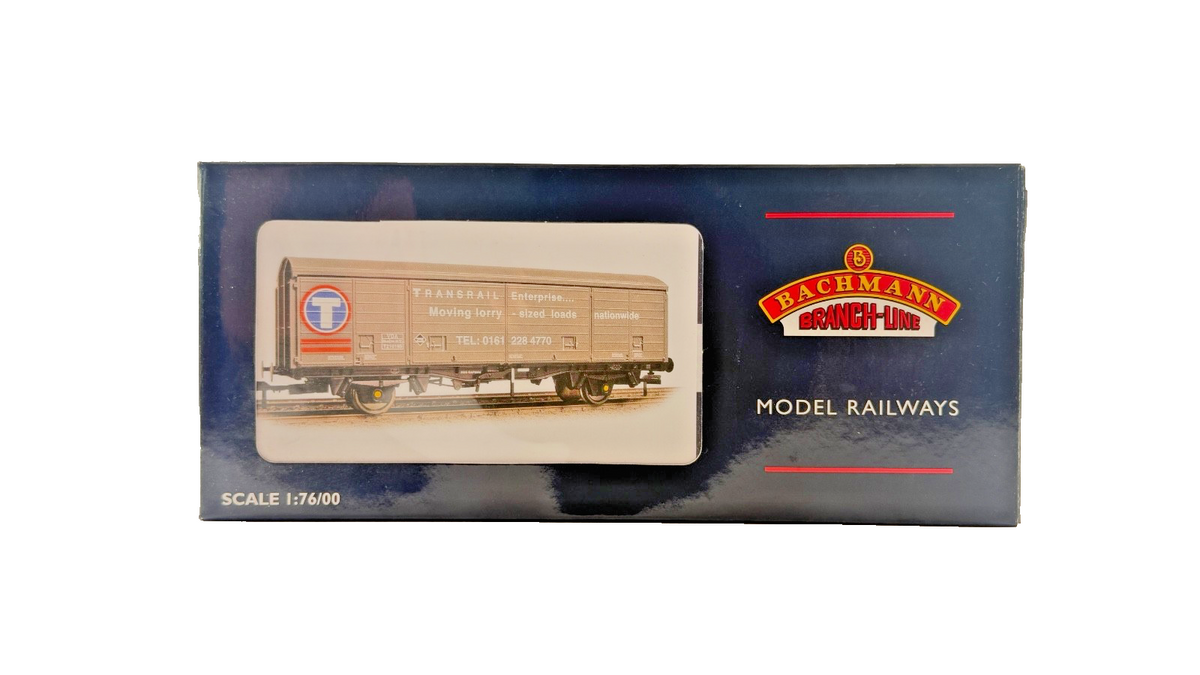 BACHMANN OO GAUGE - 38-140K - 29 TON SLIDING DOOR BOX VAN TRANSRAIL PROMO LIVERY