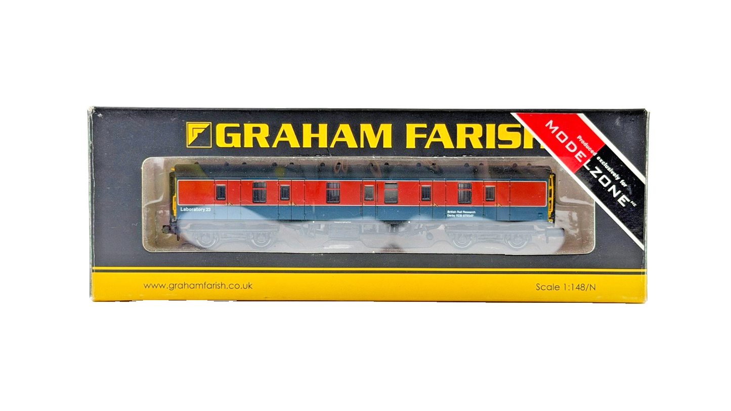 GRAHAM FARISH N GAUGE - 374-035Z - MK1 BG RTC COACH LABORATORY 23 DERBY RESEARCH