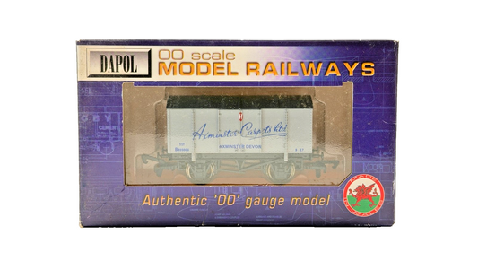 DAPOL 00 GAUGE - AXMINSTER CARPETS OF DEVON 11T WAGON B895006 (LIMITED EDITION)