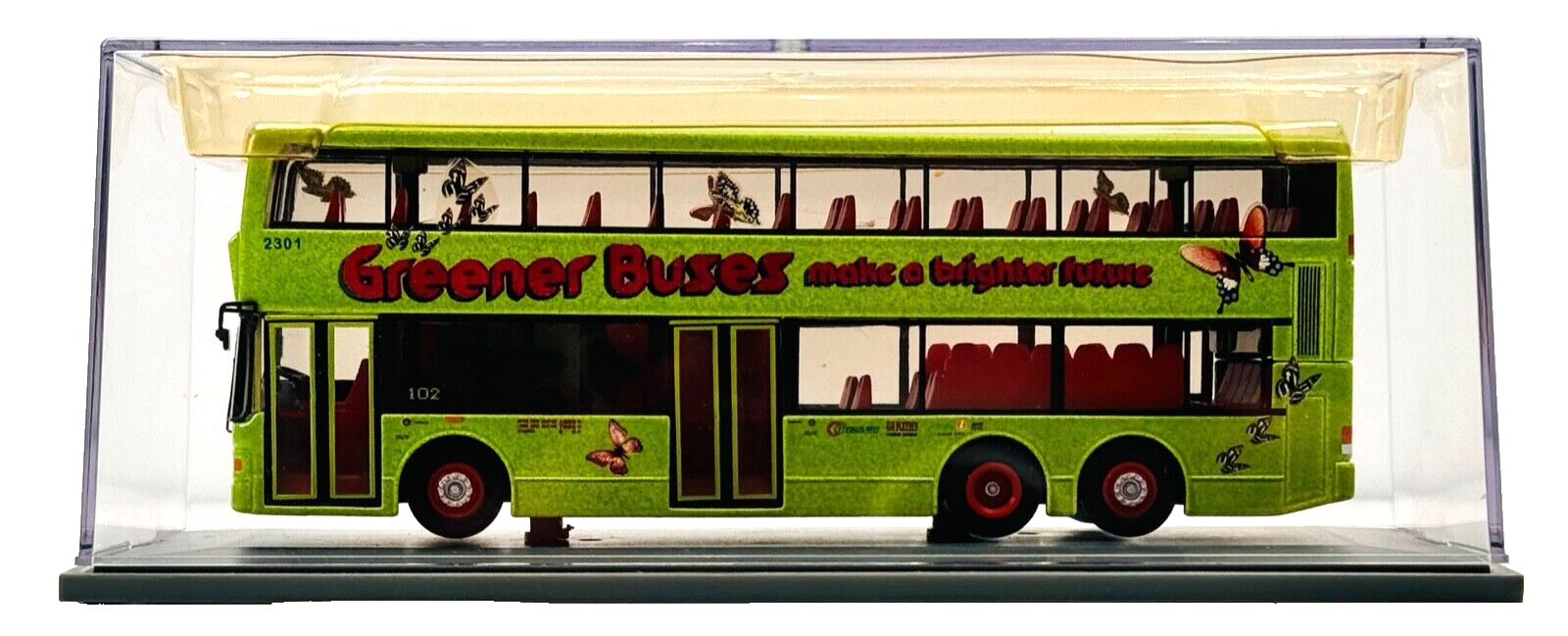 CORGI OOC 1/76 - 44513 - CITYBUS DENNIS TRIDENT DUPLE METSEC GREENER BUSES BOXED