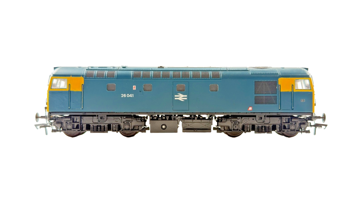 HELJAN OO GAUGE - 2603 - CLASS 26 DIESEL 26041 BR BLUE YELLOW CAB ENDS BOXED