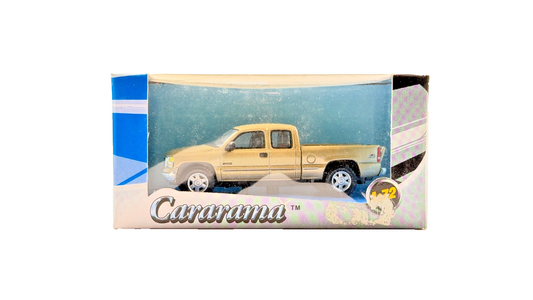 CARARAMA 1/72 SCALE - GMC SIERRA CREW CAB PICK UP TRUCK GOLD - BOXED