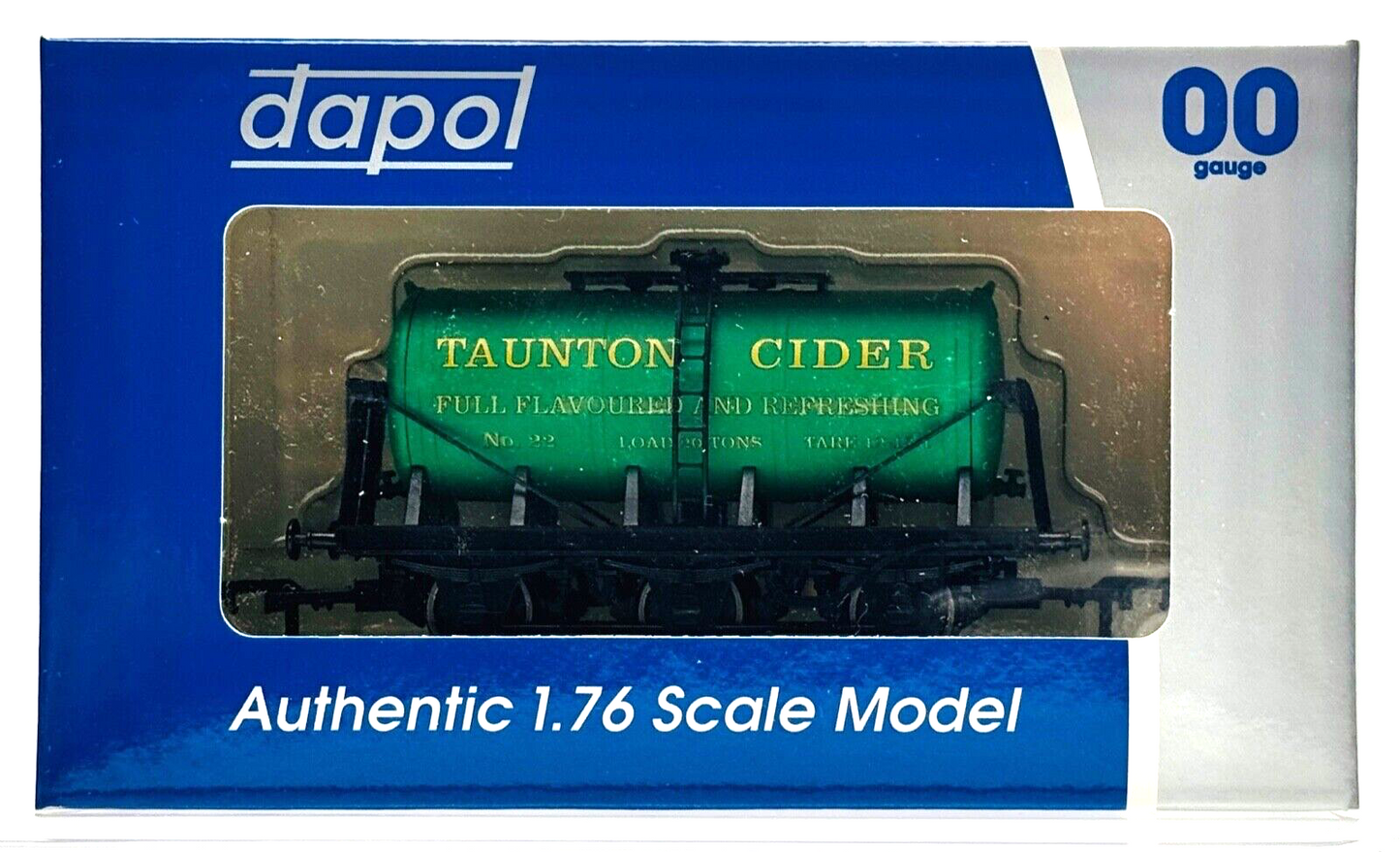 DAPOL 00 GAUGE - TAUNTON CIDER TANKER NO.22 (BURNHAM LIMITED EDITION)