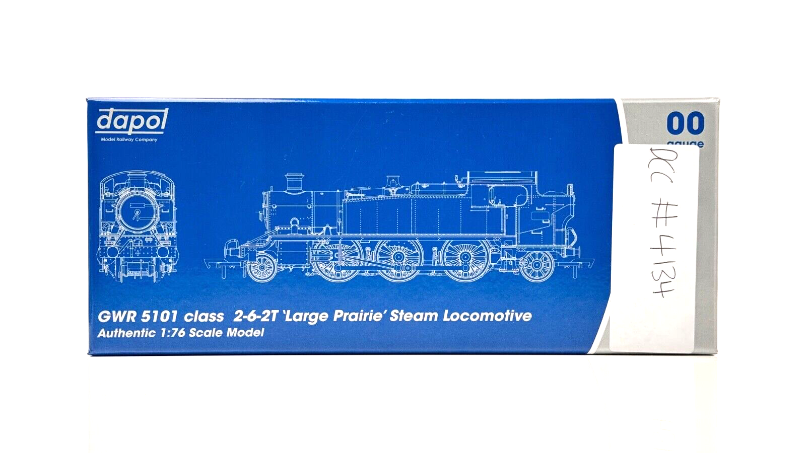 DAPOL 00 GAUGE - 4S-041-006 - LARGE PRAIRIE 4134 LINED GREEN E/CREST - BOXED