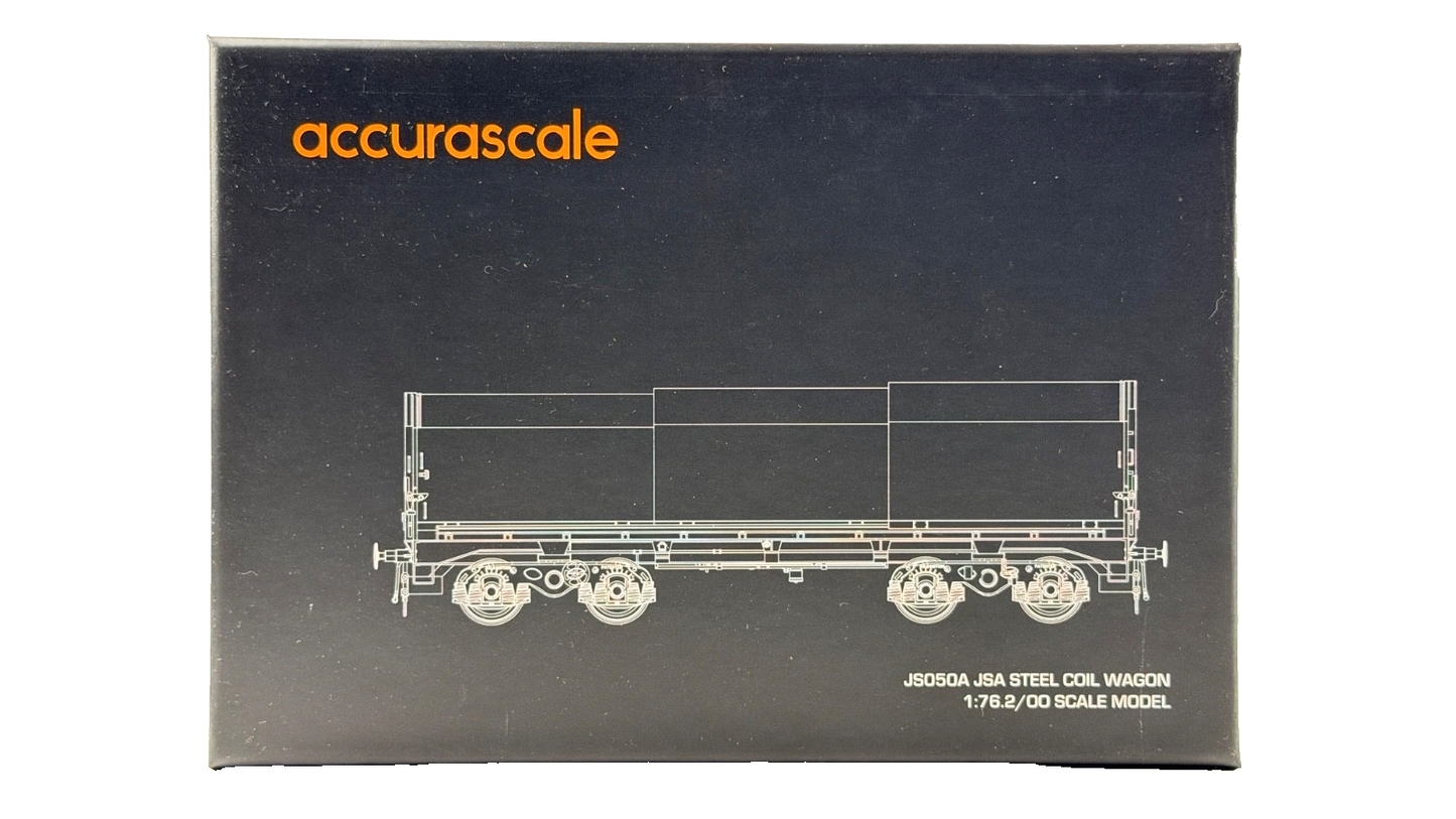 ACCURASCALE OO GAUGE - ACC2127-VTG-2 - JSA STEEL COIL WAGON VTG TWIN PACK