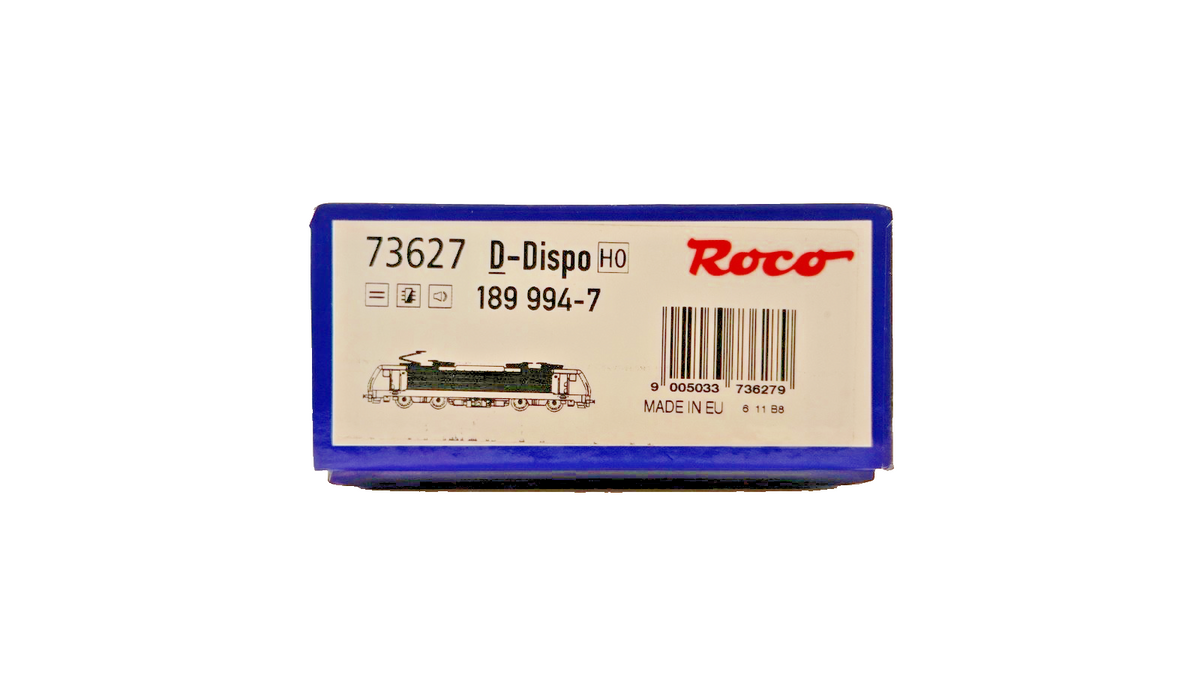 ROCO HO SCALE - 73627 - CLASS 189 ELECTRIC LOCOMOTIVE NOVELIS DCC SOUND