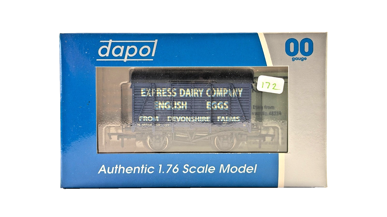 DAPOL 00 GAUGE - EXPRESS DAIRY COMPANY ENGLISH EGGS N 48359 (LIMITED EDITION)
