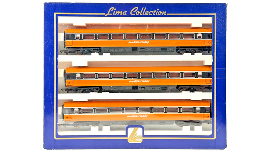 LIMA OO GAUGE - IRISH RAILWAY IE ORANGE & BLACK MK3 INTERCITY COACH TRIPLE PACK