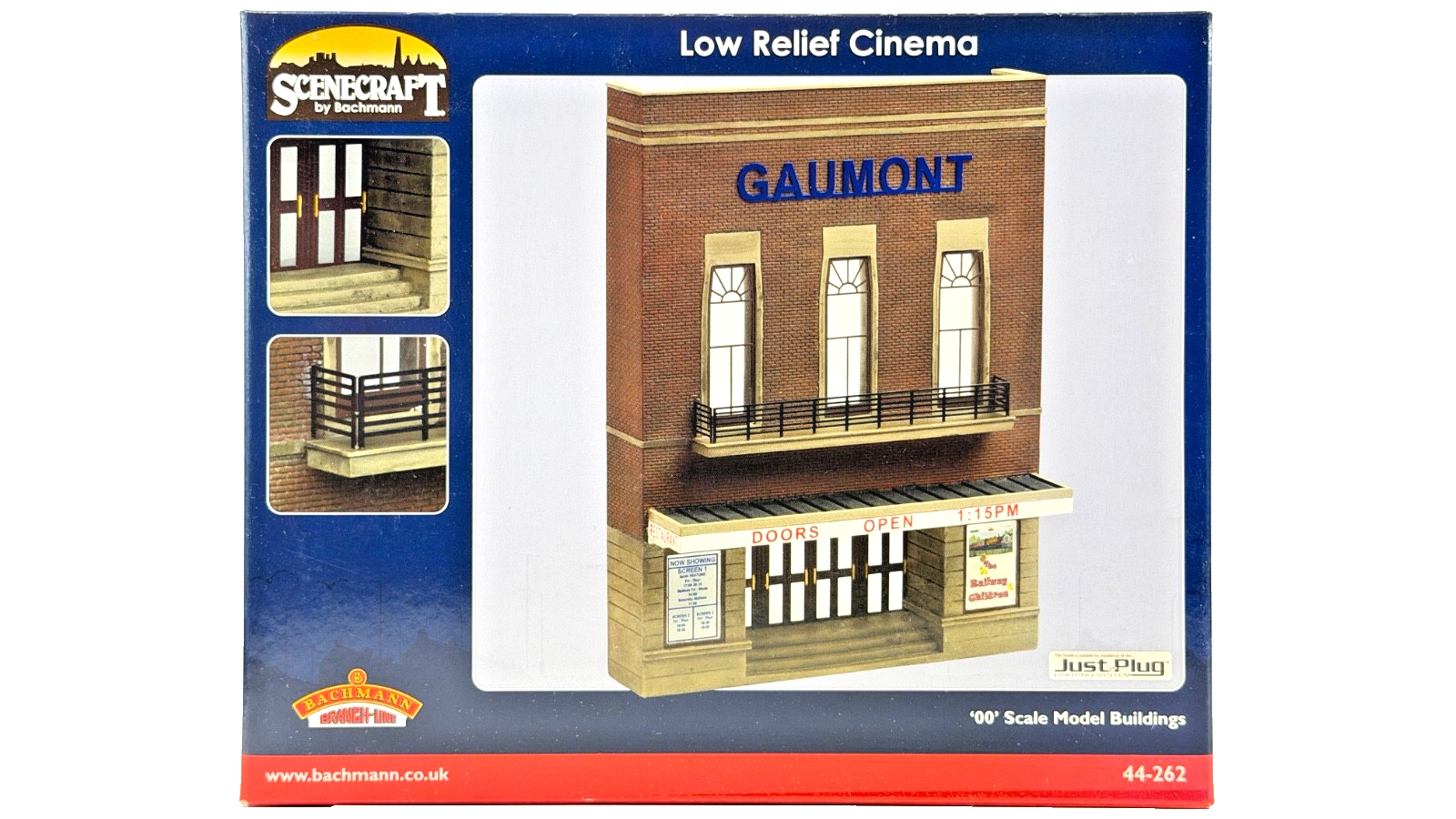 BACHMANN OO GAUGE SCENECRAFT - 44-262 - LOW RELIEF GAUMONT CINEMA - NEW