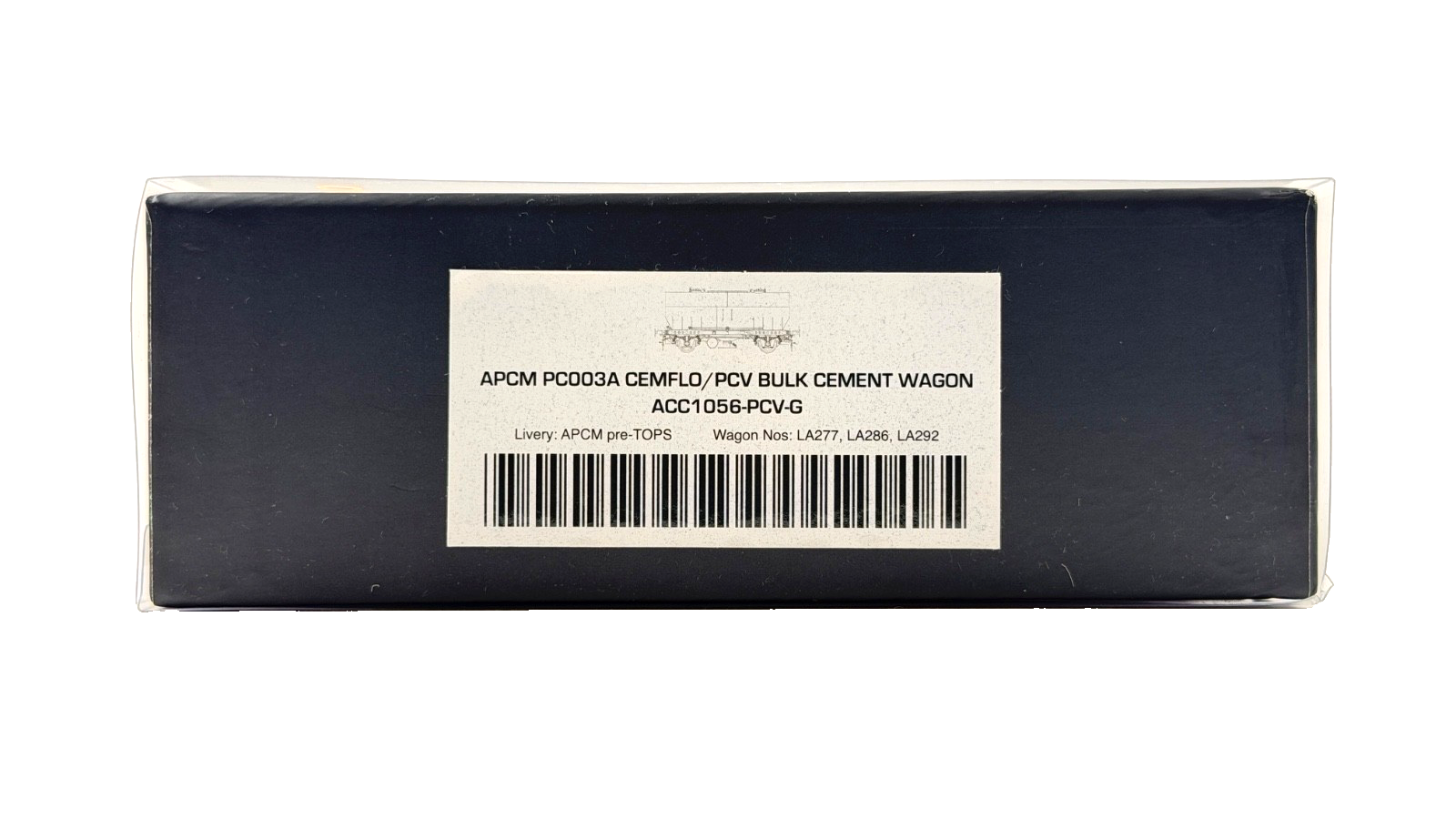 ACCURASCALE OO GAUGE - ACC1056-PCV-G - CEMFLO PCV BULK CEMENT WAGON PRE TOPS