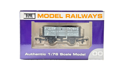 DAPOL 00 GAUGE - WILLIAM THOMAS COAL LIME MANURE WHITLAND 2 (LIMITED EDITION)