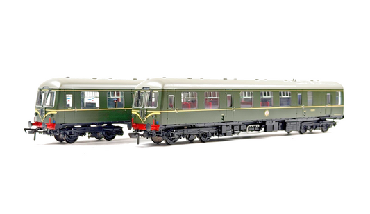 BACHMANN 00 GAUGE - 31-326B - CLASS 105 DMU 2 CAR BR GREEN S/WHISKERS DCC SOUND