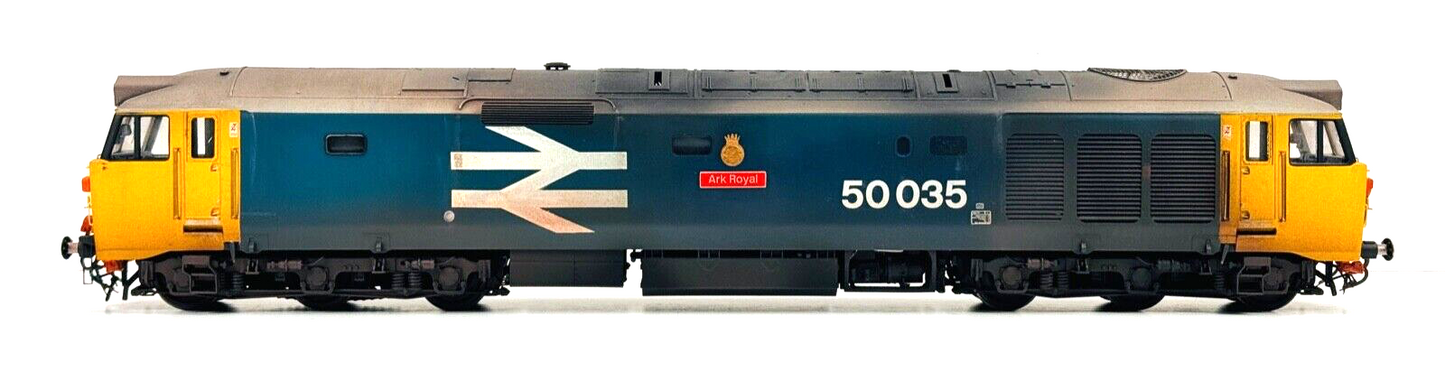 JUST LIKE THE REAL THING O GAUGE - CLASS 50 LARGE LOGO ARK ROYAL 50035 DCC SOUND