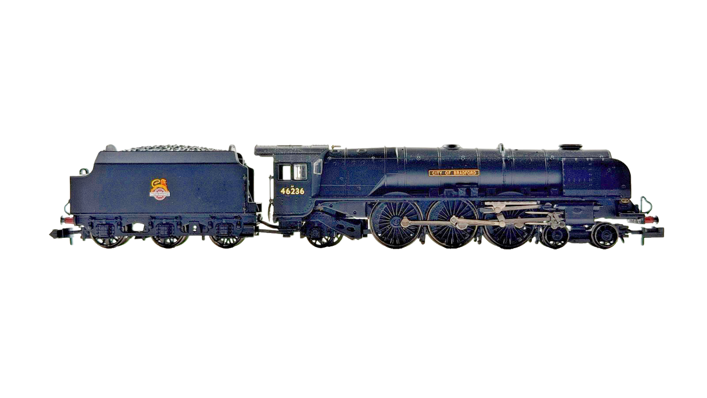 GRAHAM FARISH N GAUGE - 372-185 - CORONATION CITY OF BRADFORD 46236 BR BLACK DCC