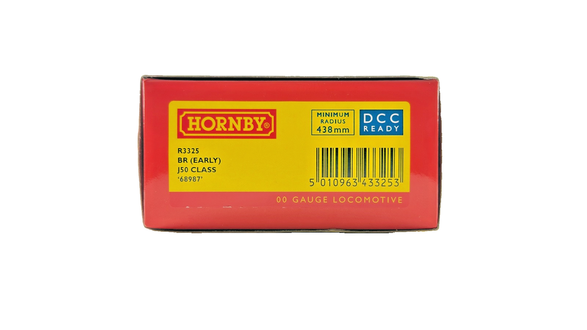 HORNBY OO GAUGE - R3325 - BR BLACK (EARLY) J50 CLASS LOCOMOTIVE 68987 BOXED
