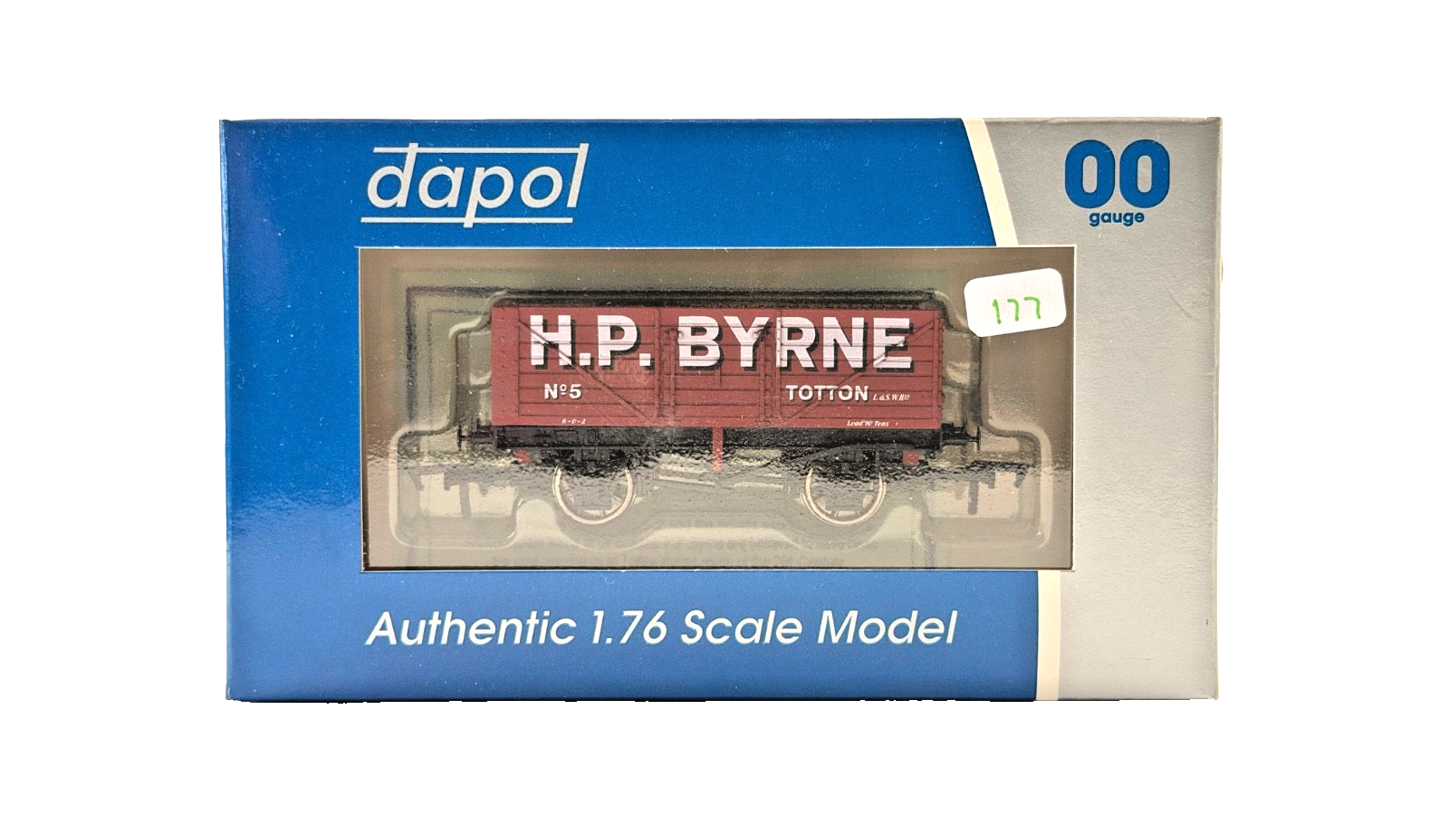 DAPOL 00 GAUGE - H P BYRNE L&SWR TOTTON PLANK WAGON NO.5 (LIMITED EDITION)