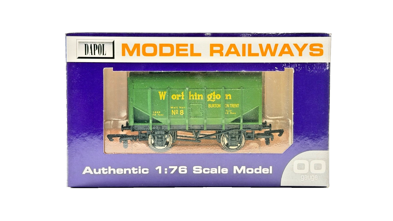 DAPOL 00 GAUGE - WORTHINGTON MALT VAN BURTON ON TRENT GREEN 8 (LIMITED EDITION)